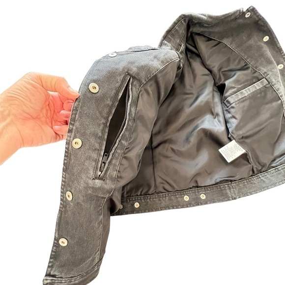 Harley-Davidson Snap Front Cropped Moto Jacket with Made in Milwaukee P… - Picture 16 of 16